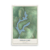 Map of Indian Lake, Pennsylvania, 12 x 18 inch unframed archival matte print