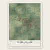 Intercourse, Pennsylvania map print, the full design