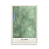 Map of Jackson, Mercer County, Pennsylvania, 12 x 18 inch unframed archival matte print