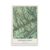 Map of Jefferson Hills, Pennsylvania, 12 x 18 inch unframed archival matte print