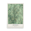 Map of Jefferson, Butler County, Pennsylvania, 12 x 18 inch unframed archival matte print