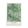 Map of Jefferson, Fayette County, Pennsylvania, 12 x 18 inch unframed archival matte print
