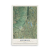 Map of Jefferson, Lackawanna County, Pennsylvania, 12 x 18 inch unframed archival matte print