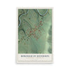 Map of the Borough of Jefferson, Greene County, Pennsylvania, 12 x 18 inch unframed archival matte print