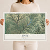 Map of Jones, Pennsylvania, 12 x 18 inch unframed archival matte print