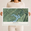 Map of Juniata, Huntingdon County, Pennsylvania, 12 x 18 inch unframed archival matte print