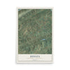 Map of Juniata, Perry County, Pennsylvania, 12 x 18 inch unframed archival matte print