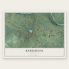 Kimberton, Pennsylvania map print, the full design