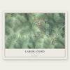 Laboratory, Pennsylvania map print, the full design