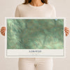 Map of LeBoeuf, Pennsylvania, 12 x 18 inch unframed archival matte print