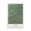 Map of Lewis, Union County, Pennsylvania, 12 x 18 inch unframed archival matte print