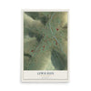 Map of Lewis Run, Pennsylvania, 12 x 18 inch unframed archival matte print
