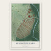Lexington Park, Pennsylvania map print, the full design