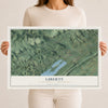 Map of Liberty, Centre County, Pennsylvania, 12 x 18 inch unframed archival matte print
