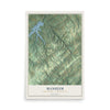 Map of Manheim, York County, Pennsylvania, 12 x 18 inch unframed archival matte print