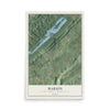 Map of Marion, Centre County, Pennsylvania, 12 x 18 inch unframed archival matte print