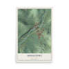 Map of Middleport, Pennsylvania, 12 x 18 inch unframed archival matte print