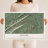 Map of Milford, Juniata County, Pennsylvania, 12 x 18 inch unframed archival matte print