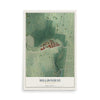 Map of Millbourne, Pennsylvania, 12 x 18 inch unframed archival matte print