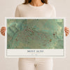 Map of Mont Alto, Pennsylvania, 12 x 18 inch unframed archival matte print