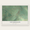 New Jerusalem, Pennsylvania map print, the full design