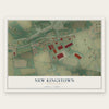 New Kingstown, Pennsylvania map print, the full design