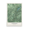 Map of Plumcreek, Pennsylvania, 12 x 18 inch unframed archival matte print