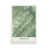 Map of Plumstead, Pennsylvania, 12 x 18 inch unframed archival matte print