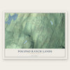 Pocono Ranch Lands, Pennsylvania map print, the full design