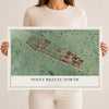 Map of Point Breeze North, Pennsylvania, 12 x 18 inch unframed archival matte print