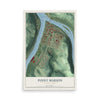 Map of Point Marion, Pennsylvania, 12 x 18 inch unframed archival matte print