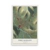 Map of Port Allegany, Pennsylvania, 12 x 18 inch unframed archival matte print
