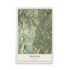 Map of Preston, Pennsylvania, 12 x 18 inch unframed archival matte print