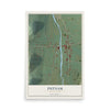 Map of Putnam, Pennsylvania, 12 x 18 inch unframed archival matte print