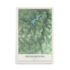 Map of Quemahoning, Pennsylvania, 12 x 18 inch unframed archival matte print