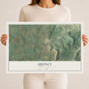 Map of Quincy, Pennsylvania, 12 x 18 inch unframed archival matte print