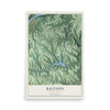Map of Raccoon, Pennsylvania, 12 x 18 inch unframed archival matte print