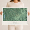 Map of Reade, Pennsylvania, 12 x 18 inch unframed archival matte print