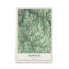 Map of Redstone, Pennsylvania, 12 x 18 inch unframed archival matte print