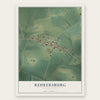 Rehrersburg, Pennsylvania map print, the full design