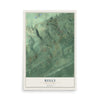 Map of Reilly, Pennsylvania, 12 x 18 inch unframed archival matte print