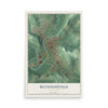 Map of Reynoldsville, Pennsylvania, 12 x 18 inch unframed archival matte print