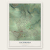 Richboro, Pennsylvania map print, the full design