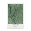 Map of Rose Valley, Pennsylvania, 12 x 18 inch unframed archival matte print
