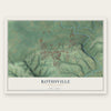 Rothsville, Pennsylvania map print, the full design