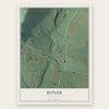 Royer, Pennsylvania map print, the full design