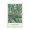 Map of Rural Valley, Pennsylvania, 12 x 18 inch unframed archival matte print