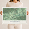 Map of Ruscombmanor, Pennsylvania, 12 x 18 inch unframed archival matte print