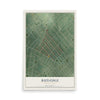 Map of Rutledge, Pennsylvania, 12 x 18 inch unframed archival matte print