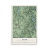 Map of Salem, Westmoreland County, Pennsylvania, 12 x 18 inch unframed archival matte print